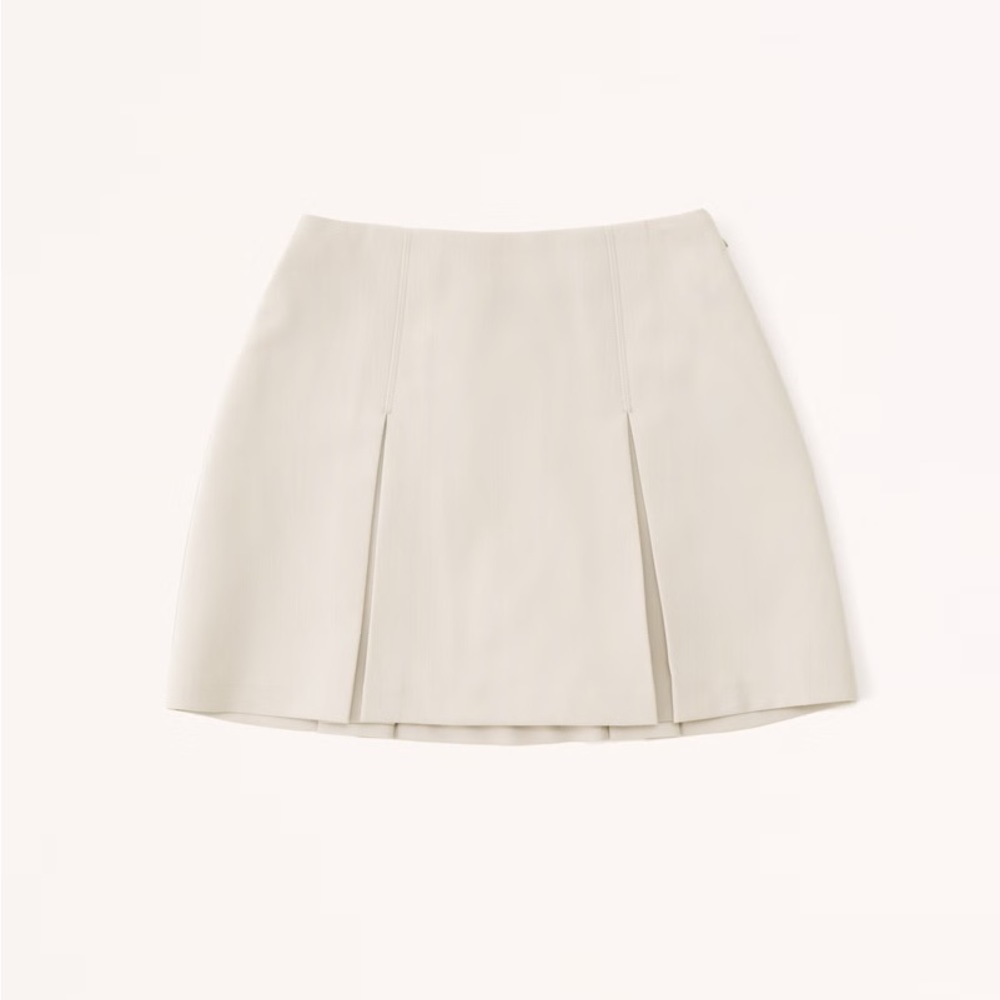 Pleated Menswear Mini Skort